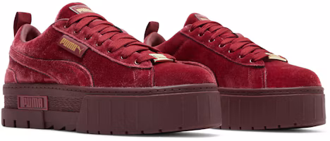 Cheap (女)Puma Mayze「天鵝絨 - 西藏紅」 384223-01