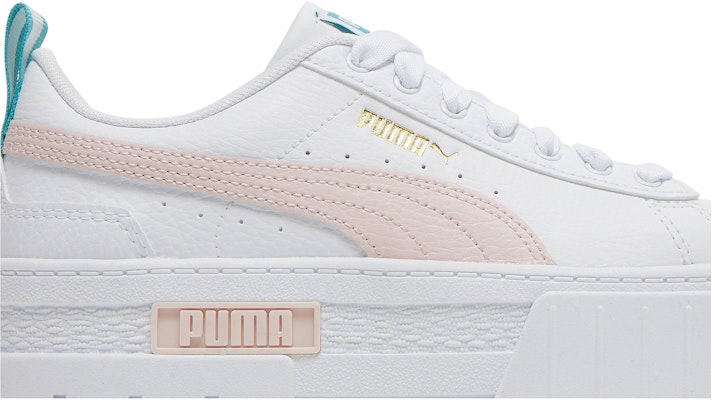 (Grade School) Puma Mayze Leather 'White Chalk Pink' 384527-03 Order (Grade School) Puma Mayze Leather 'White Chalk Pink' 384527-03