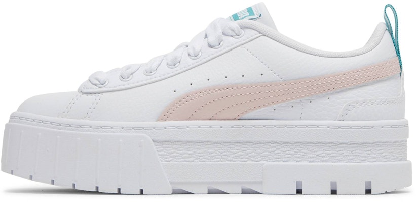(Grade School) Puma Mayze Leather 'White Chalk Pink' 384527-03 Lookbook (Grade School) Puma Mayze Leather 'White Chalk Pink' 384527-03