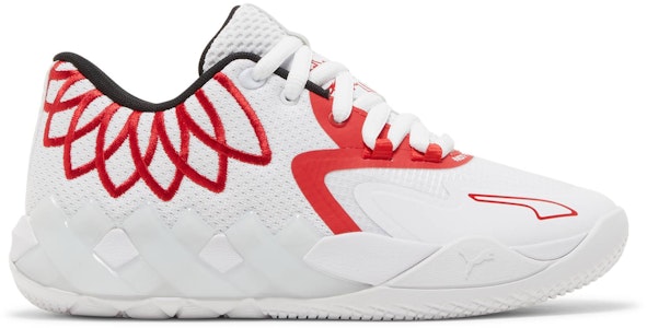 (小学) Puma MB.01 Lo '队色 - 白色高危红' 377368-10 Buy (小学) Puma MB.01 Lo '队色 - 白色高危红' 377368-10