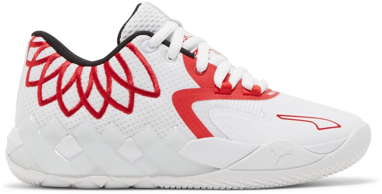 (Grade School) Puma MB.01 Lo 'Team Colors - White High Risk Red' 377368-10 Buy (Grade School) Puma MB.01 Lo 'Team Colors - White High Risk Red' 377368-10