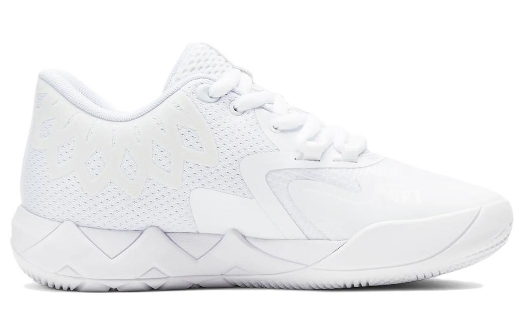 Order Puma MB.01 低筒 "極簡白“ 拉梅洛鮑爾一代 型戰籃球鞋 男女同款 純白