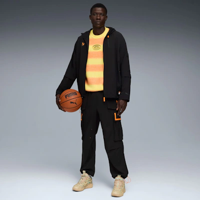 Puma MB.04 Flare Basketball Sneakers Light Sand-Aquatic-Orange Glo