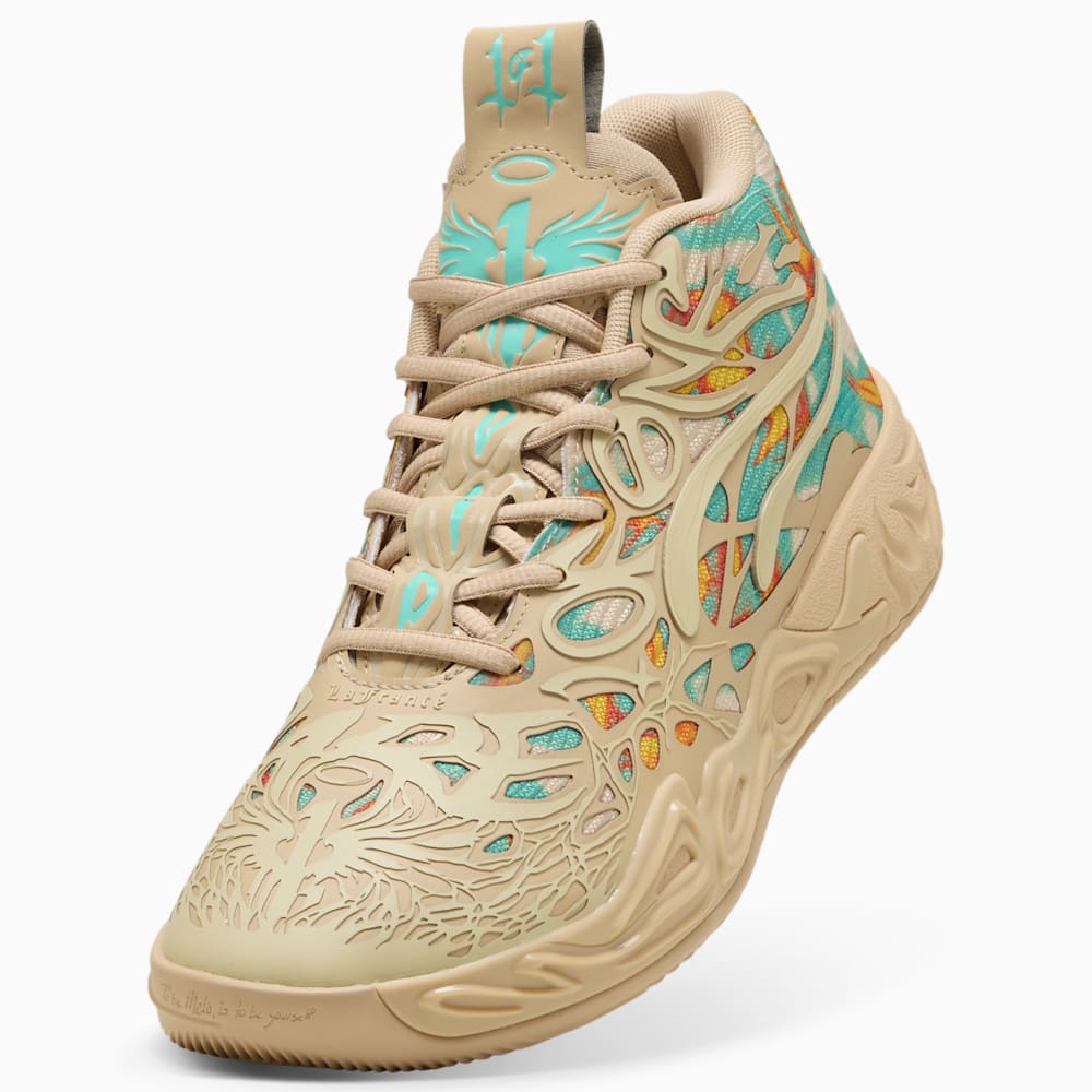 Cheap Puma MB.04 Flare Zapatillas Baloncesto Arena Claro-Acuático-Naranja Glo 312209-01