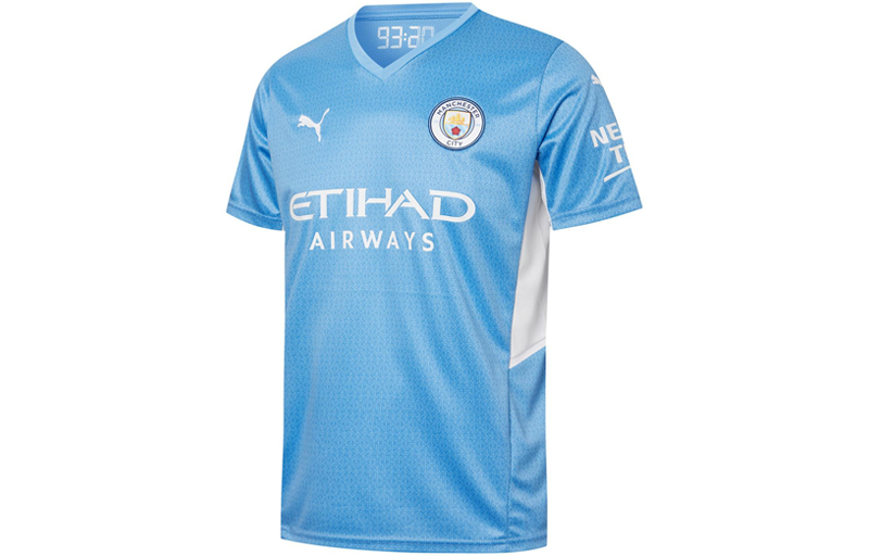 Puma MCFC CNY Manchester City 21/22 Home Jersey Kevin De Bruyne Blue Fan Edition 759202-01