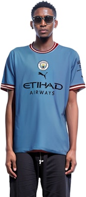 PUMA 曼城 CNY 兔年標誌藍色短袖T恤 765709-01 Details for PUMA 曼城 CNY 兔年標誌藍色短袖T恤 765709-01