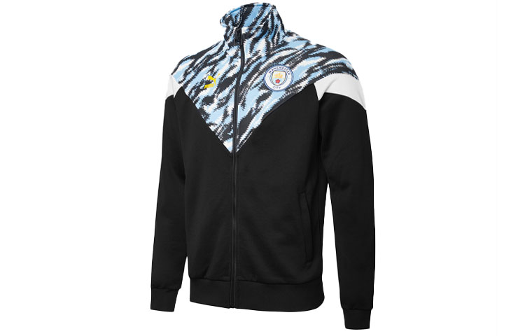 Puma MCFC Manchester City Retro Track Jacket Black 758709-05