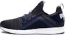 Puma Mega Energy Heather Knit Low Kasut Lari Hitam/Putih/Biru 191095-03