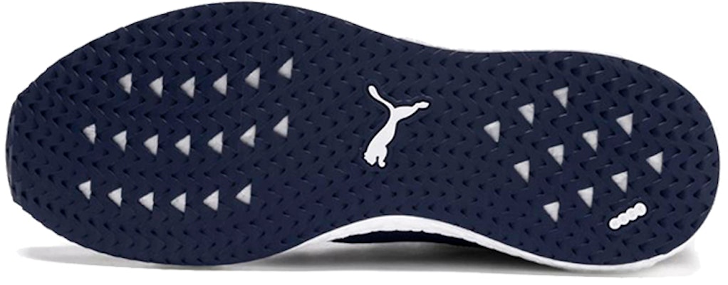Puma Mega Energy Heather Knit Low Running Shoes Black/White/Blue 191095-03 Details for Puma Mega Energy Heather Knit Low Running Shoes Black/White/Blue 191095-03