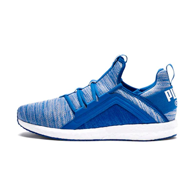 Puma Mega Energy Heather Knit Low Running Shoes Blue/White