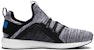 Puma Mega Energy Heather Knit Low Kasut Lari Kelabu/Hitam/Putih 191095-07