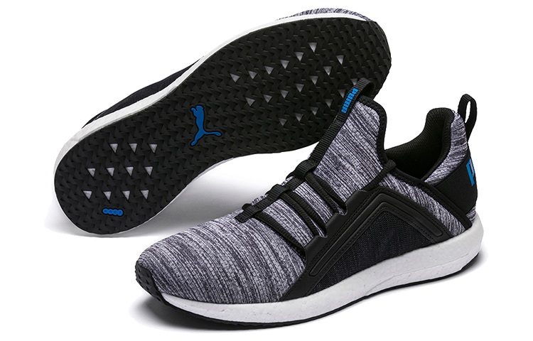 Purchase Puma Mega Energy Heather Knit Sepatu Lari Rendah Abu/Hitam/Putih 191095-07