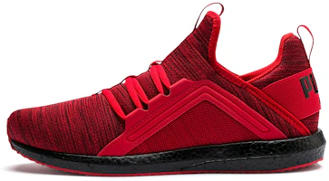 Puma Mega Energy Heather Knit 'Red Black Low-Top' 191095-09 Puma Mega Energy Heather Knit 'Red Black Low-Top' 191095-09