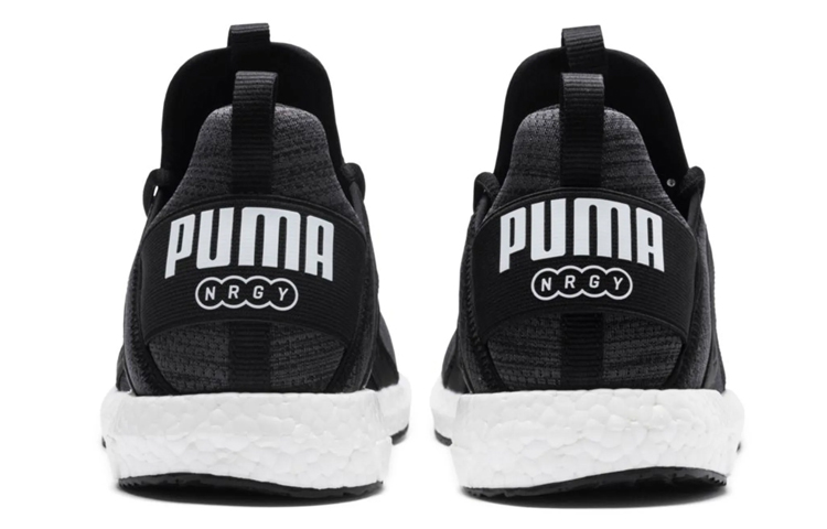 Shop Puma Mega Energy Heather Knit Lage Sneakers Zwart 191095-01