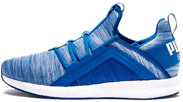 Puma Mega Energy Heather Knit Low Running Shoes Blue/White 191095-04 Puma Mega Energy Heather Knit Low Running Shoes Blue/White 191095-04