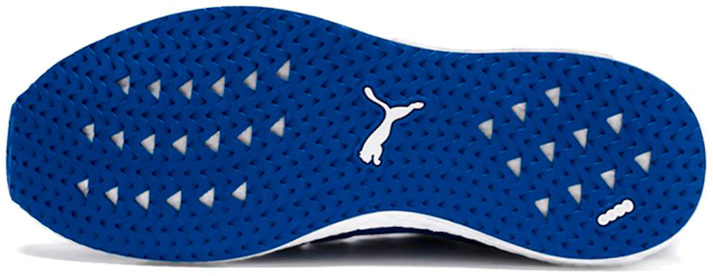 Puma Mega Energy Heather Knit Low Hardloopschoenen Blauw/Wit 191095-04 Details for Puma Mega Energy Heather Knit Low Hardloopschoenen Blauw/Wit 191095-04