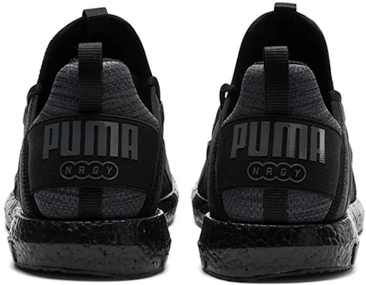 Puma Mega Nrgy Heather Knit 黑色 低筒運動鞋 Shop Puma Mega Nrgy Heather Knit 黑色 低筒運動鞋