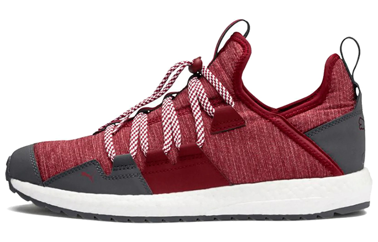 Puma Mega Nrgy Trail Forest Low Running Shoes Red/Grey/White 191201-02