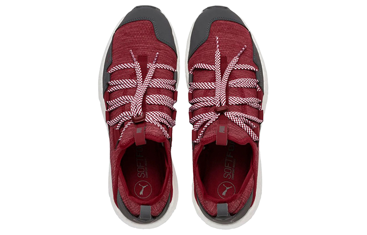 Lookbook プーマ メガNRGYトレイル ロー レッド/グレー/白 191201-02