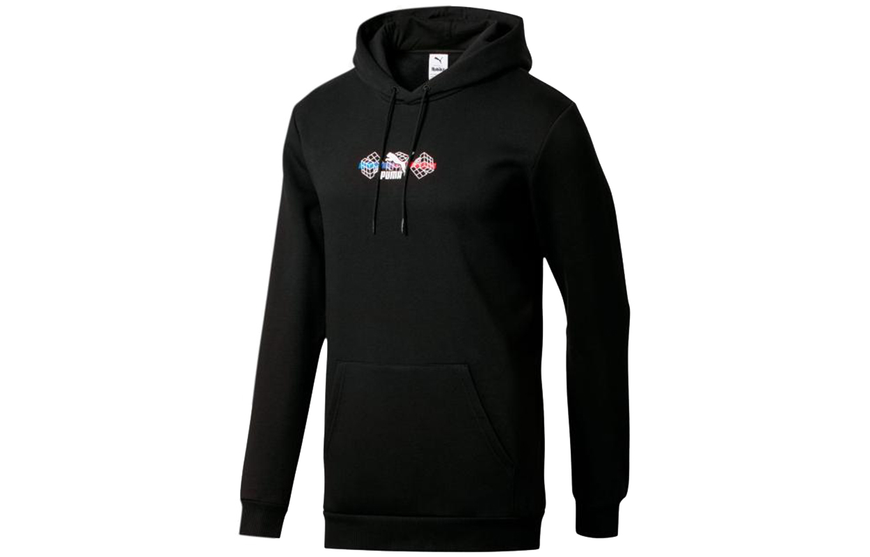 Puma Men’s Black Casual Sports Hoodie Long-Sleeve Sweatshirt 598112-01