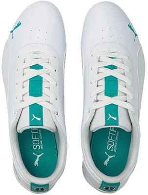 PUMA 賓士 F1 賽車系列 Neo Cat 低筒 運動鞋 男女款 白藍色 Lookbook PUMA 賓士 F1 賽車系列 Neo Cat 低筒 運動鞋 男女款 白藍色