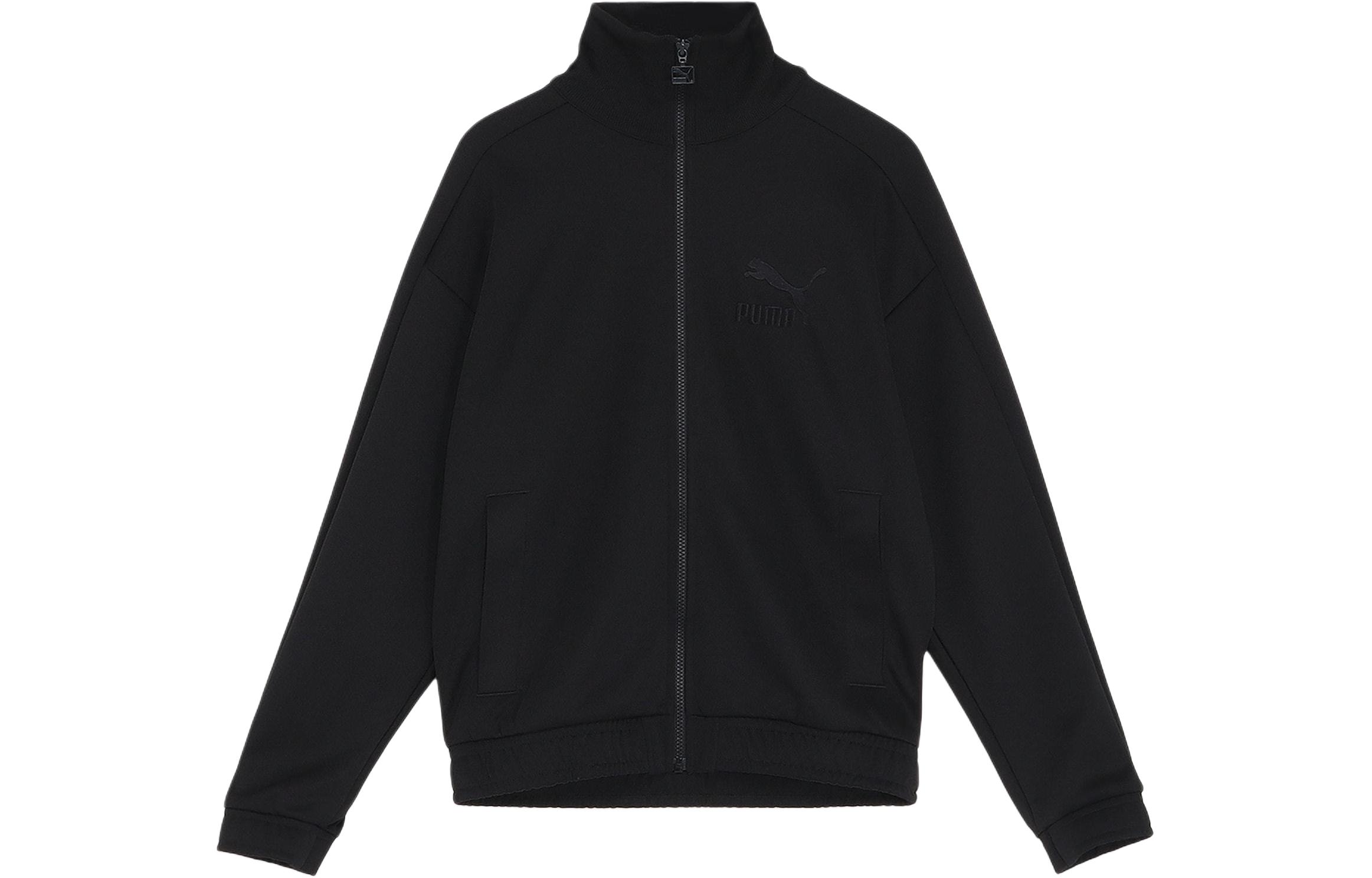 Puma Mercedes-AMG Black Relaxed Fit Long-Sleeve Jacket 625687-01