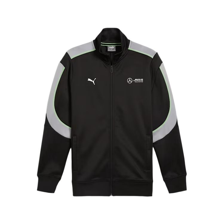 Puma Mercedes-AMG Petronas F1 Logo Zip-Up Jacket Black - Stylish Outerwear 627316-01