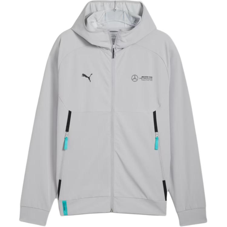 Puma Mercedes-AMG Petronas F1 PumaTECH Silver Hooded Jacket 627312-02