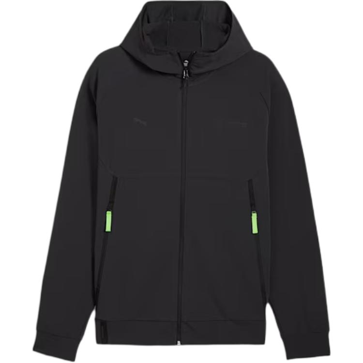 Puma Mercedes AMG-Petronas F1 Black Moisture-Wicking Hoodie Jacket 627312-01