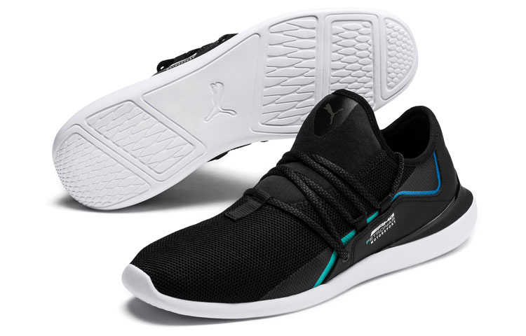 Lookbook Puma Mercedes AMG Petronas Evo 'Kasual Hitam Rendah-Atas' 306383-02