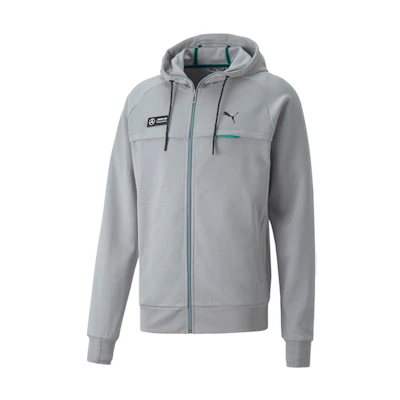 Puma Mercedes AMG Petronas F1 Logo Hoodie Jacket Gray 534906-02