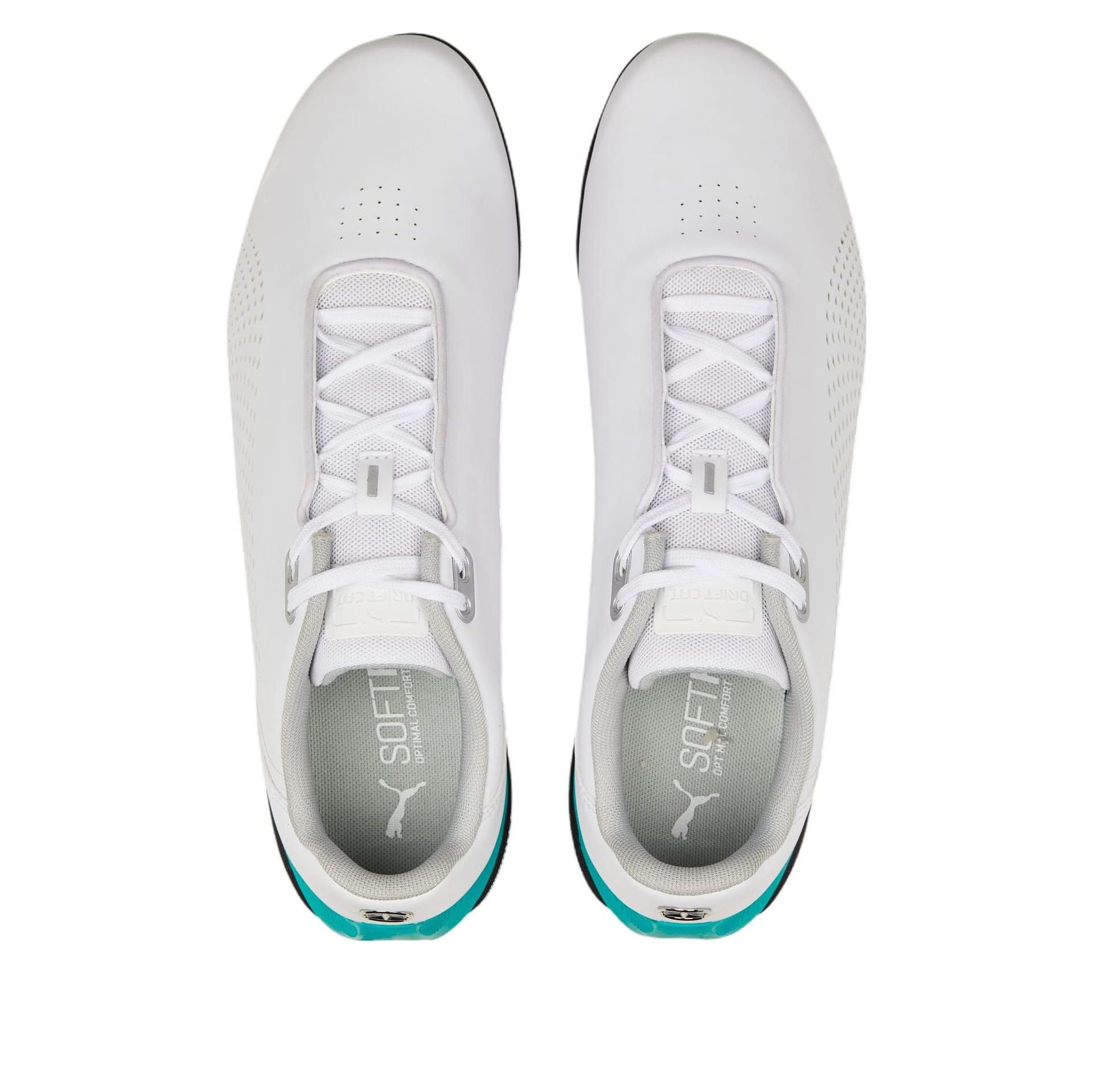 Lookbook PUMA Mercedes Amg Petronas F1 Drift Cat 減震回彈防滑 低幫 跑步鞋 男女同款 黑白