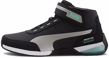Puma Mercedes AMG Petronas Kart Cat Mid LQDCELL 'Black Green' 339918-01 Puma Mercedes AMG Petronas Kart Cat Mid LQDCELL 'Black Green' 339918-01
