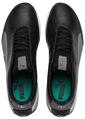 Puma Mercedes AMG Petronas Motorsport Kart Cat X Sepatu 'Hitam Abu-abu' 339806-01 Lookbook Puma Mercedes AMG Petronas Motorsport Kart Cat X Sepatu 'Hitam Abu-abu' 339806-01