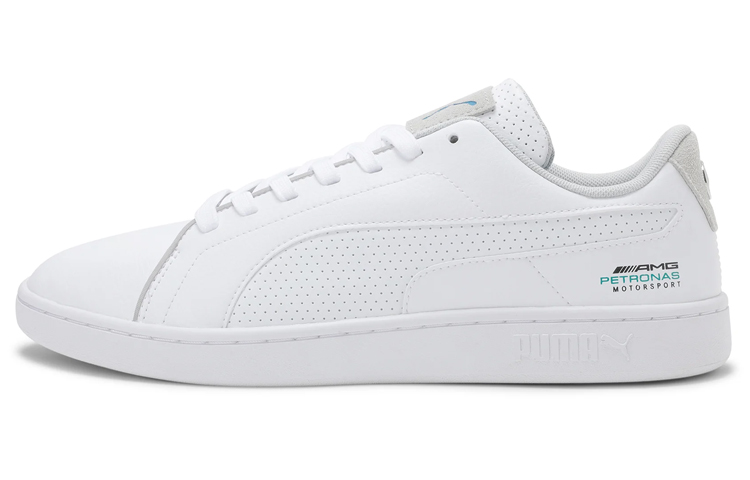 Puma Mercedes AMG Petronas Smash V2 Casual Board Shoes White 306451-01