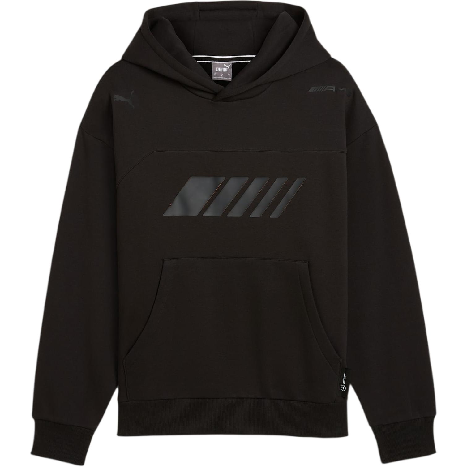 Puma Mercedes AMG SS24 Logo Hoodie Black Fashion Long Sleeve 627414-01