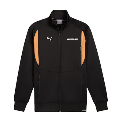 Puma Mercedes AMG SS24 Zip-Up Logo Colorblock Jacket Black 627421-01