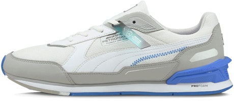 Puma Unisex Mercedes F1 Sneakers White/Grey/Blue 306843-01 Puma Unisex Mercedes F1 Sneakers White/Grey/Blue 306843-01