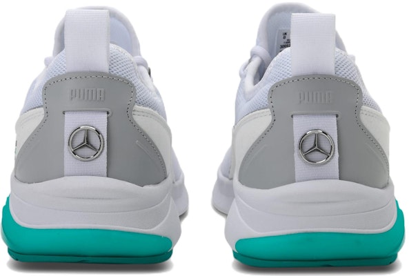 Puma Mercedes F1 Electron E Pro 賽車鞋 白灰 Shop Puma Mercedes F1 Electron E Pro 賽車鞋 白灰