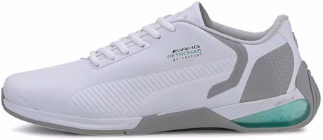 Puma Mercedes Kart Cat-x Tech Trainers /Grey/Green 'White' 306557-02 Puma Mercedes Kart Cat-x Tech Trainers /Grey/Green 'White' 306557-02