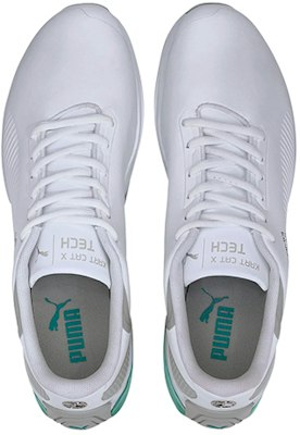 Puma Mercedes Kart Cat-x Tech Baskets /Gris/Vert ''Blanc'' 306557-02 Lookbook Puma Mercedes Kart Cat-x Tech Baskets /Gris/Vert ''Blanc'' 306557-02