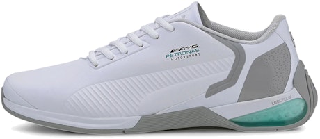 Puma Mercedes Kart Cat-x Tech Trainers /Grey/Green 'White' 306557-02 Puma Mercedes Kart Cat-x Tech Trainers /Grey/Green 'White' 306557-02