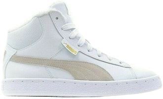 PUMA 中筒 皮革 毛裡 休閒 舒適 加絨 保暖 板鞋 男女款 白色 Order PUMA 中筒 皮革 毛裡 休閒 舒適 加絨 保暖 板鞋 男女款 白色