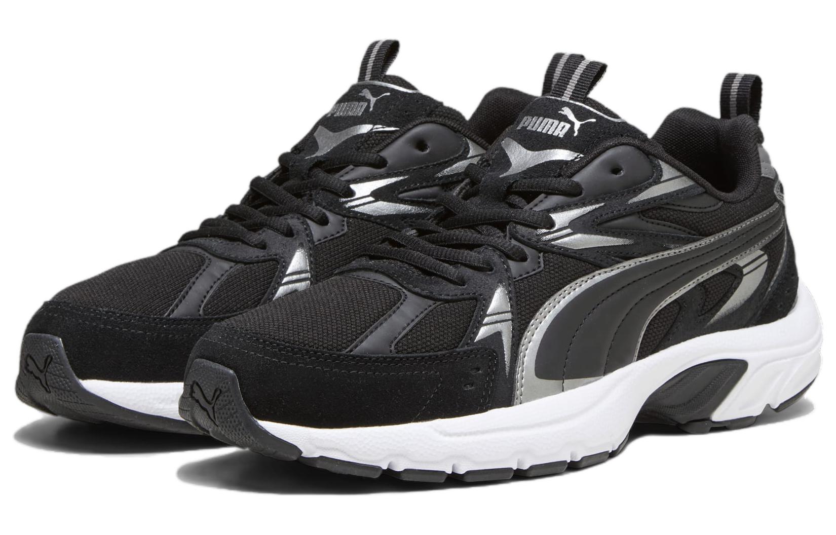Shop Puma Milenio 'Breathable Shock-Absorbing Black' 393489-01