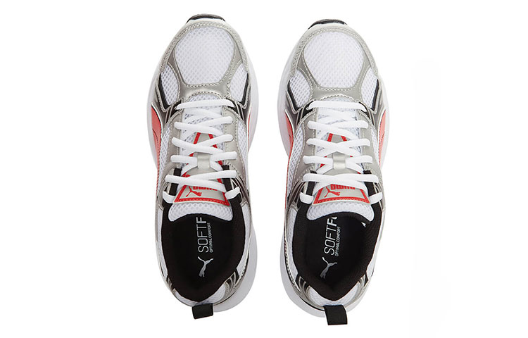 Lookbook Puma Milenio Retro Low Top Casual Rood Grijs ''Wit'' 380510-02