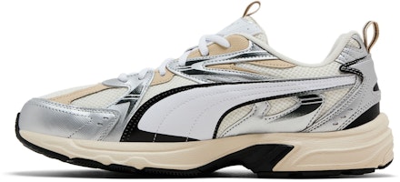 PUMA Milenio 運動 緩震 低筒 跑步鞋 男女同款 銀色 Lookbook PUMA Milenio 運動 緩震 低筒 跑步鞋 男女同款 銀色