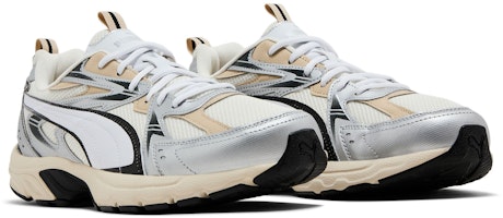 PUMA Milenio 運動 緩震 低筒 跑步鞋 男女同款 銀色 Cheap PUMA Milenio 運動 緩震 低筒 跑步鞋 男女同款 銀色