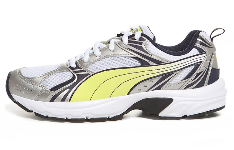 Puma Milenio White Yellow Gray Low Tops 'White Gray Black' 380510-03