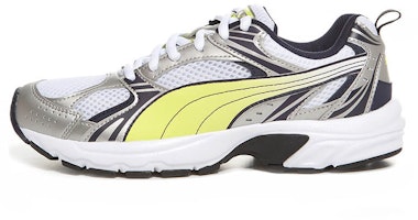 Puma Milenio White Yellow Gray Low Tops 'White Gray Black' 380510-03 Puma Milenio White Yellow Gray Low Tops 'White Gray Black' 380510-03