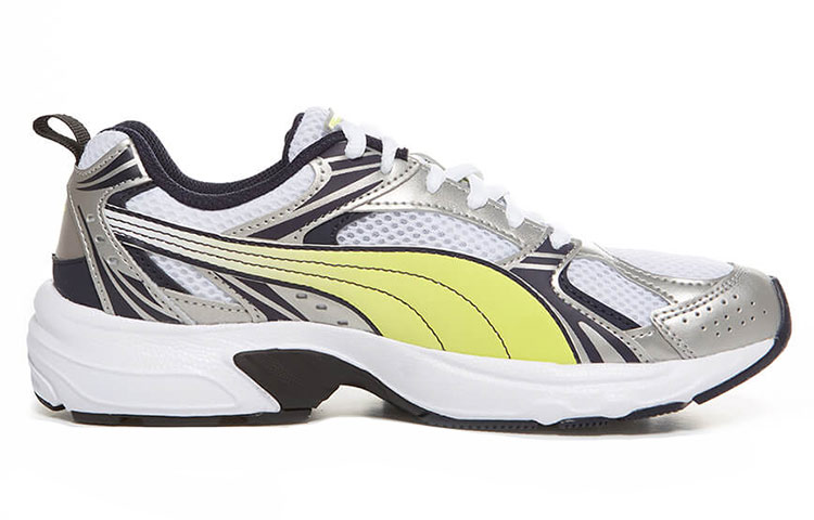 Order Puma Milenio Wit Geel Grijs Lage Sneakers ''Wit Grijs Zwart'' 380510-03